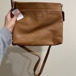 Cognac brown bag! Amazing with everything